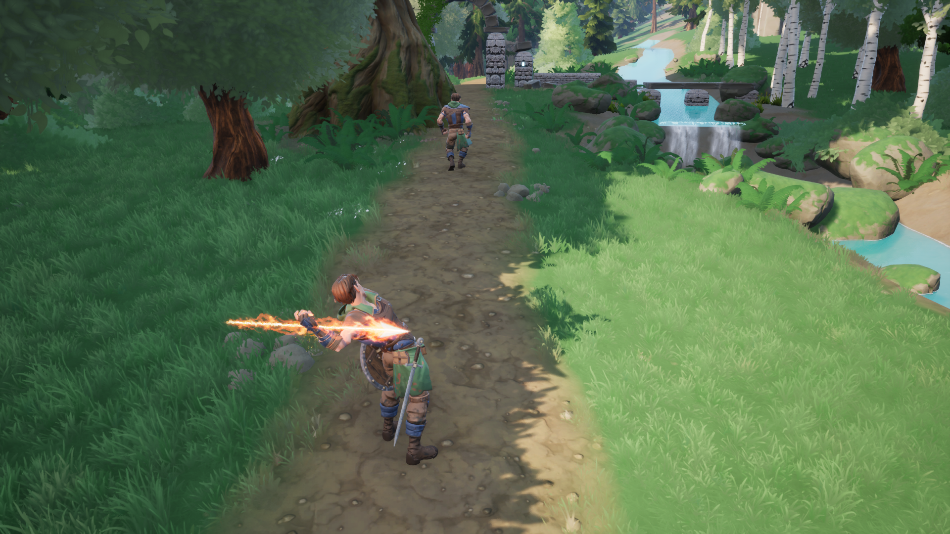 In-game spear charge